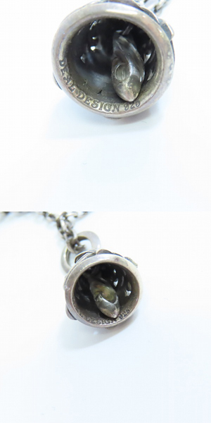 実際に弊社で買取させて頂いたDEAL DESIGN/ディールデザイン ラージステップスターベル/タイニーベル ダブルベルネックレスの画像 5枚目