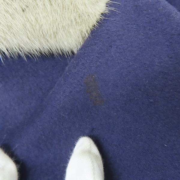 実際に弊社で買取させて頂いたBurberry's/バーバリー ファー付き ウールコートの画像 8枚目