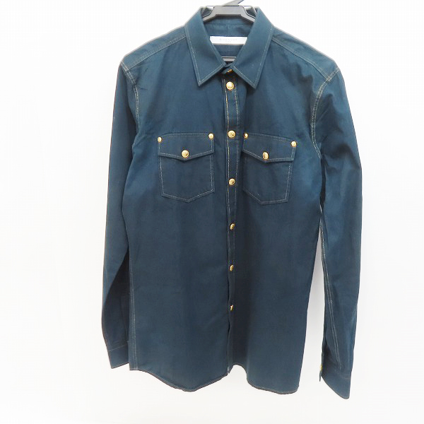 実際に弊社で買取させて頂いた【JPタグ】GIVENCHY/ジバンシィ 17SS ステッチデザインシャツ 17S 6000 361/38