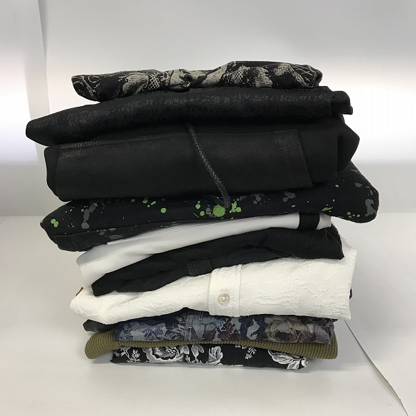 実際に弊社で買取させて頂いた【おまとめ品】NO ID./トルネードマート/ハードロックカフェ等 総柄シャツ/パーカー/カットソーほかの画像 5枚目