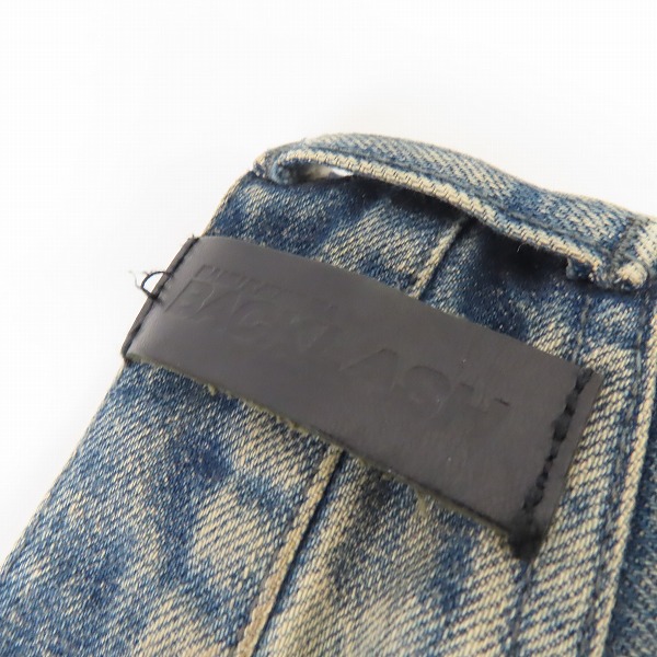 実際に弊社で買取させて頂いた(2)ISAMU KATAYAMA BACKLASH/バックラッシュ クラッシュ/ダメージ加工 デニムパンツ 1308-07/Mの画像 4枚目