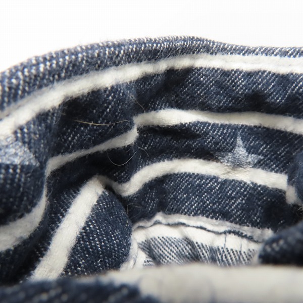 実際に弊社で買取させて頂いたuniform experiment/ユニフォームエクスペリメント ボーダー/スター柄 ボタンシャツ UE-156078/1の画像 6枚目