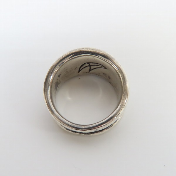 実際に弊社で買取させて頂いたCRAZY PIG DESIGNS/クレイジーピッグ スモール ハイドーム チューダー リング 18.5-19.5号の画像 5枚目