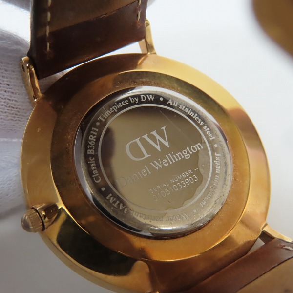 実際に弊社で買取させて頂いたDaniel Wellington/ダニエルウェリントン DW アナログ/2針 クォーツ ウォッチ 腕時計【動作未確認】の画像 3枚目
