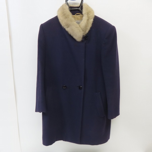 実際に弊社で買取させて頂いたBurberry's/バーバリー ファー付き ウールコート