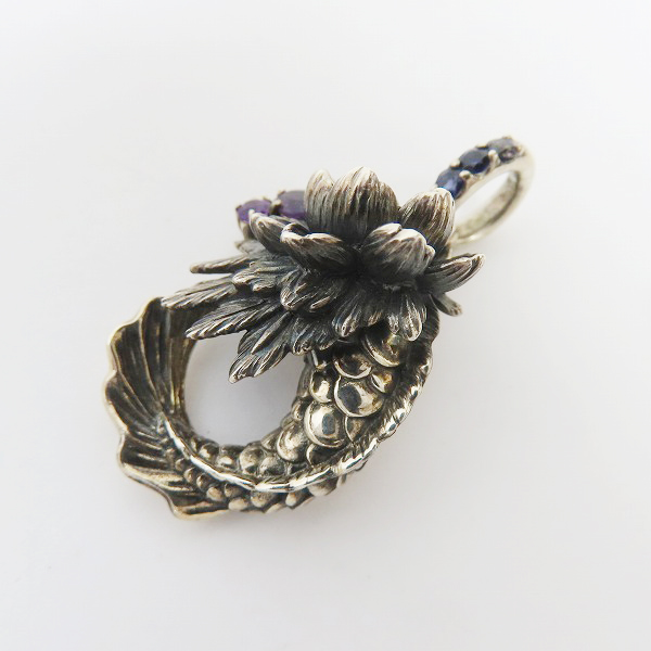 実際に弊社で買取させて頂いたBloody Mary/ブラッディマリー Lotus head/ロータスヘッド 蓮魚 ペンダントトップ