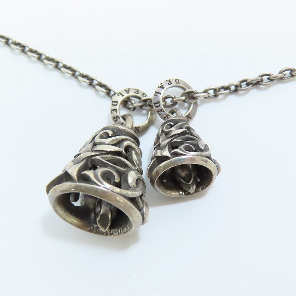 実際に弊社で買取させて頂いたDEAL DESIGN/ディールデザイン ラージステップスターベル/タイニーベル ダブルベルネックレスの画像 1枚目