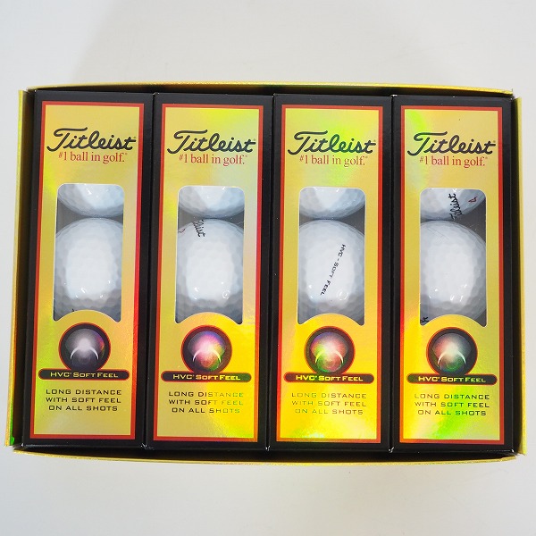 実際に弊社で買取させて頂いた【未使用】Titleist/タイトリスト HVC SOFT FEEL ゴルフボール ホワイト 1ダース