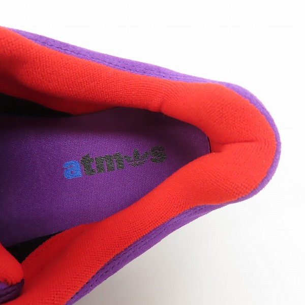 実際に弊社で買取させて頂いた【未使用】atmos/アトモス×adidas/アディダス Adimatic Glory Purple スニーカー GV6712/27の画像 4枚目