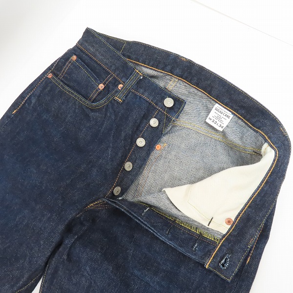 実際に弊社で買取させて頂いたSUGAR CANE/シュガーケーン  STANDARD DENIM 1947 MODEL SC41947/W33L34の画像 2枚目