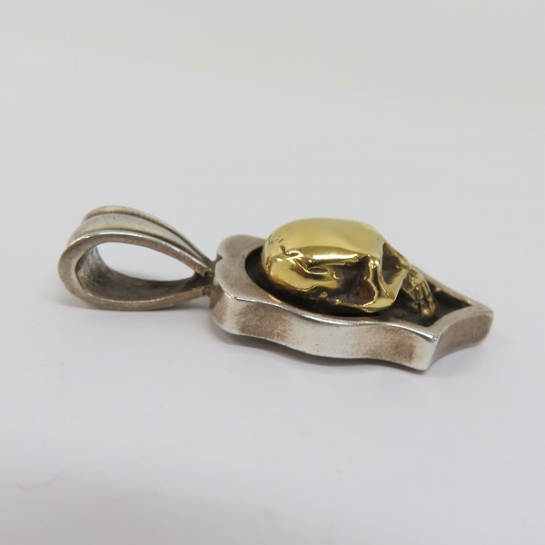 実際に弊社で買取させて頂いたSTANLEY GUESS/スタンリーゲス K18 ギタースカル ペンダントトップ の画像 3枚目