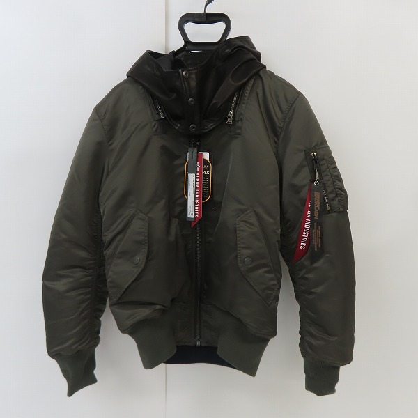 実際に弊社で買取させて頂いたBACKLASH×ALPHA/バックラッシュ×アルファ リバーシブル MA-1 ALP-01/S