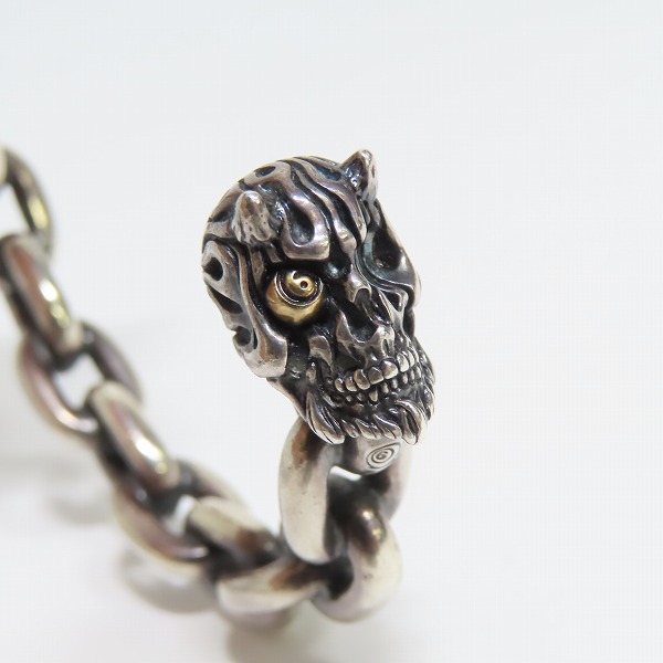 実際に弊社で買取させて頂いた【ギャラ付】Gucho/ガッチョ トリックバングル 2ベビー＆デビルパイロ SV925×18Kの画像 5枚目