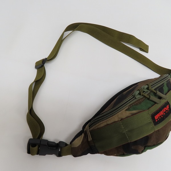 実際に弊社で買取させて頂いたBRIEFING/ブリーフィング 迷彩/カモフラ ウエストポーチ/ボディバッグの画像 4枚目
