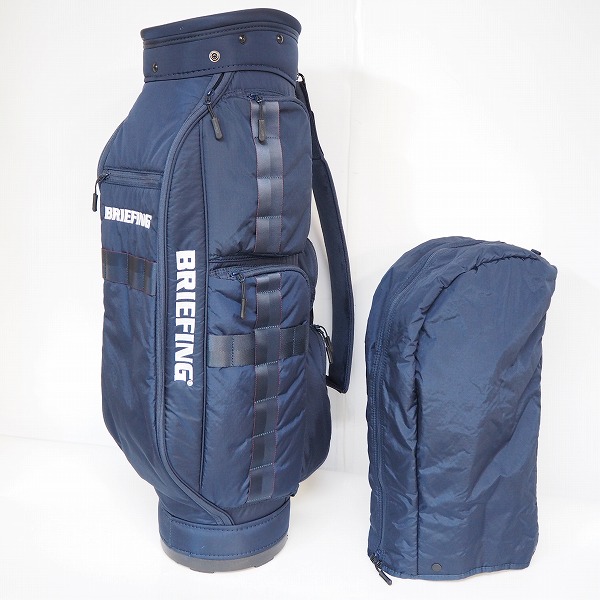 実際に弊社で買取させて頂いたBRIEFING/ブリーフィング CR-6 ゴルフ 8.5型 5分割キャディバッグ ネイビーの画像 1枚目
