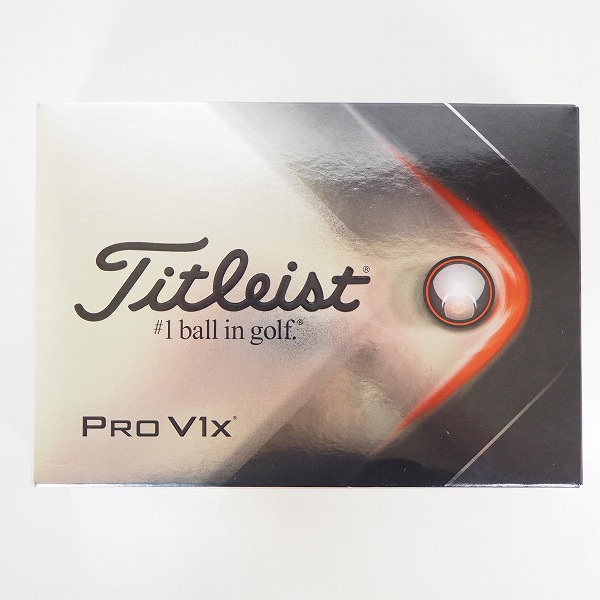 実際に弊社で買取させて頂いた【未使用】Titleist/タイトリスト PRO V1x ゴルフボール ホワイト 1ダース の画像 2枚目