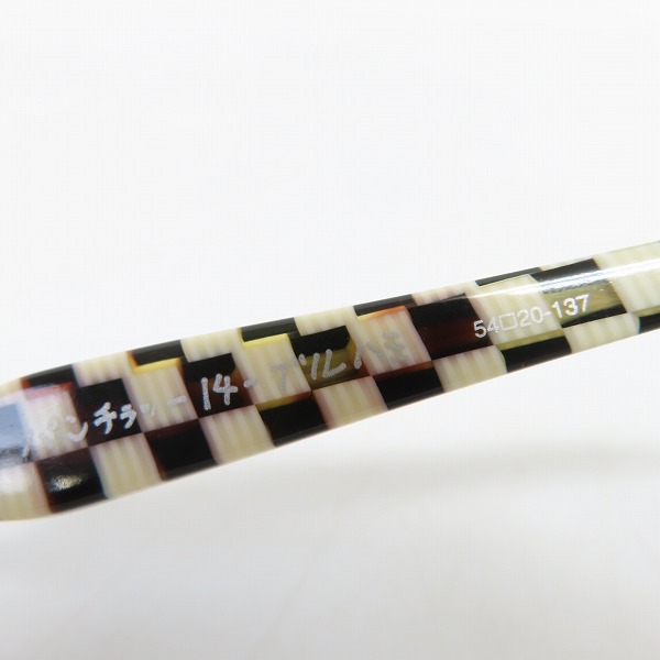 実際に弊社で買取させて頂いたless than human/レスザンヒューマン メガネフレーム Ota4の画像 6枚目