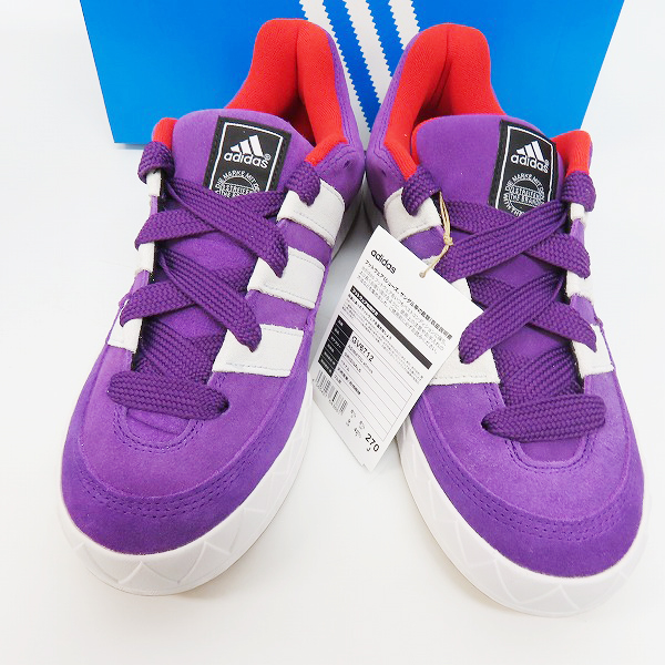 実際に弊社で買取させて頂いた【未使用】atmos/アトモス×adidas/アディダス Adimatic Glory Purple スニーカー GV6712/27