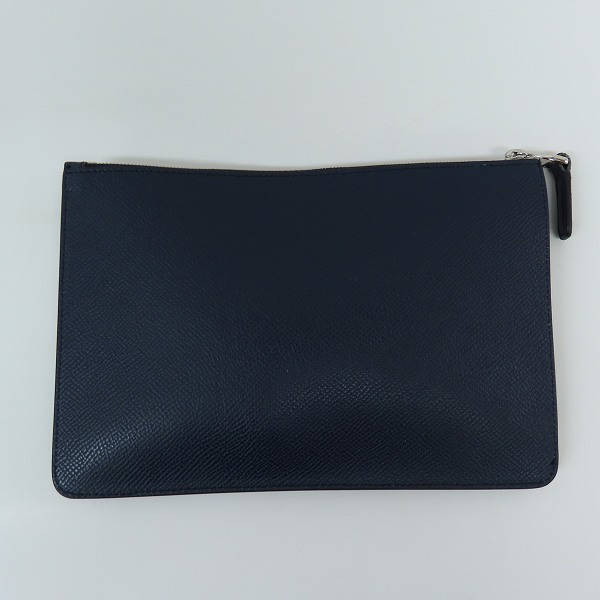 実際に弊社で買取させて頂いたdunhill/ダンヒル CADOGAN ZIP POUCH/クラッチバッグ/セカンドバッグ DU18F2875CA410の画像 1枚目