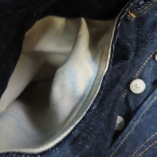 実際に弊社で買取させて頂いたSUGAR CANE/シュガーケーン  STANDARD DENIM 1947 MODEL SC41947/W33L34の画像 6枚目