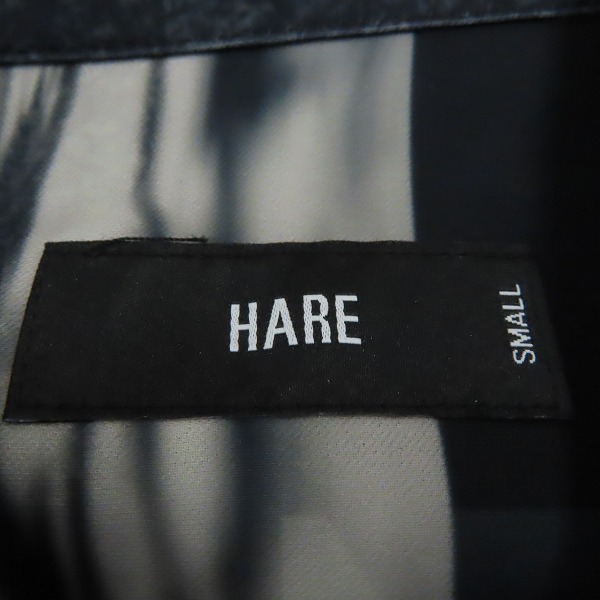 実際に弊社で買取させて頂いたHARE/ハレ フォトコラージュ 長袖シャツ ブラック  HA020036TO /Sの画像 2枚目