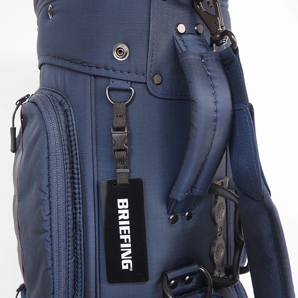 実際に弊社で買取させて頂いたBRIEFING/ブリーフィング CR-6 ゴルフ 8.5型 5分割キャディバッグ ネイビーの画像 4枚目