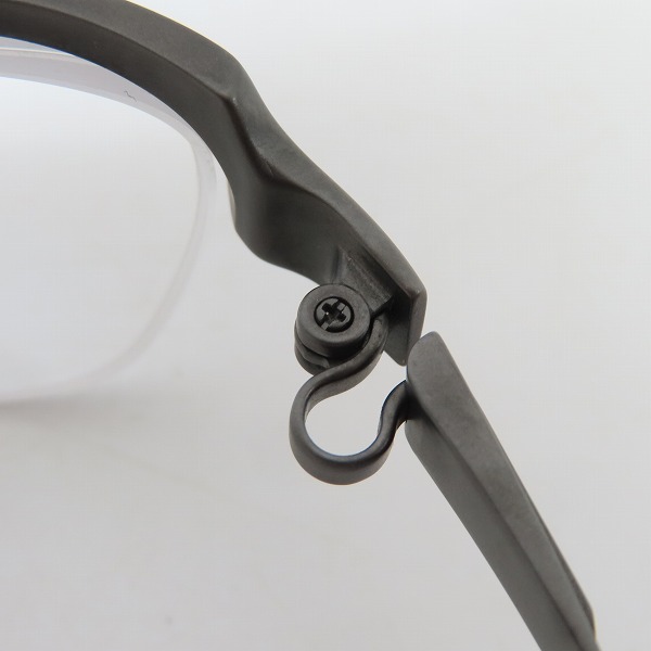 実際に弊社で買取させて頂いた999.9/フォーナインズ ハーフリム メガネフレーム/アイウェア S-316Tの画像 5枚目