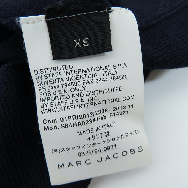 実際に弊社で買取させて頂いた【JPタグ】MARC JACOBS/マークジェイコブス Ｖネックニット ウール/XSの画像 3枚目