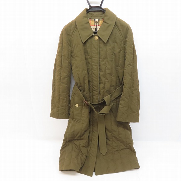 実際に弊社で買取させて頂いた【未使用/JPタグ】BURBERRY/バーバリー quilted gabardine coat キルティングコート 8002659/36
