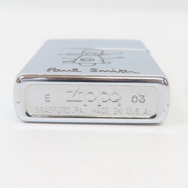 実際に弊社で買取させて頂いたZIPPO/ジッポー Paul Smith/ポールスミス ロゴデザイン 2003年製の画像 4枚目