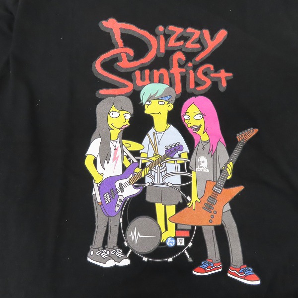 実際に弊社で買取させて頂いたDizzy Sunfist/ディジーサンフィスト バンドTシャツ/バンT/コーチジャケット ライブグッズ 3点セットの画像 3枚目