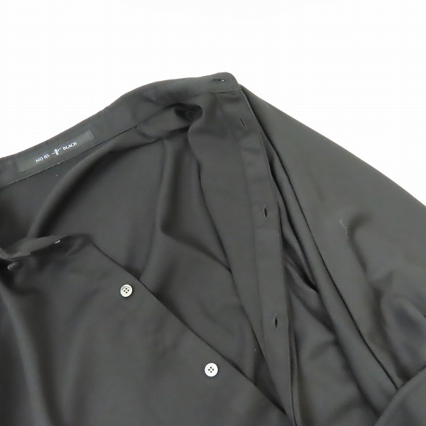 実際に弊社で買取させて頂いたNO ID. BLACK/ノーアイディー ブラック 22SS ドロップショルダーフライフロントSH/オーバーサイズシャツ 450006-885S/ONEの画像 5枚目