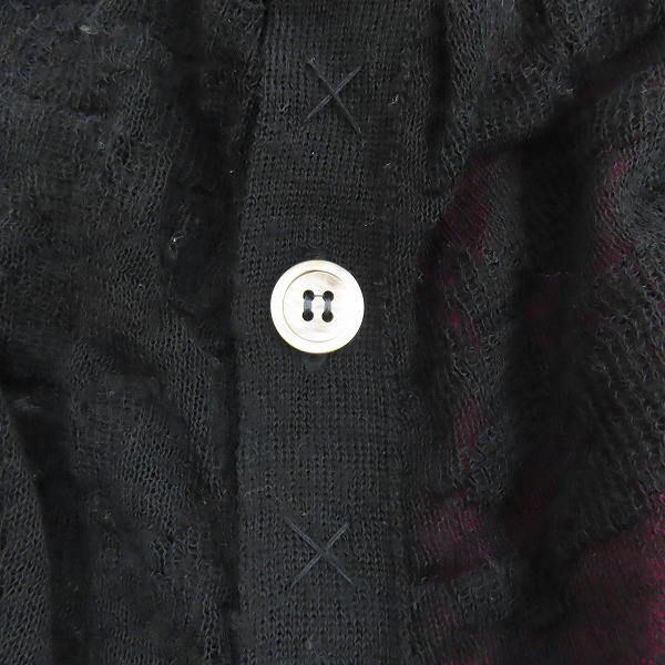 実際に弊社で買取させて頂いたJUNYA WATANABE COMME des GARCONS/ジュンヤワタナベコムデギャルソン ボタンデザイン プルオーバー 長袖ニット JC-N025/Sの画像 4枚目