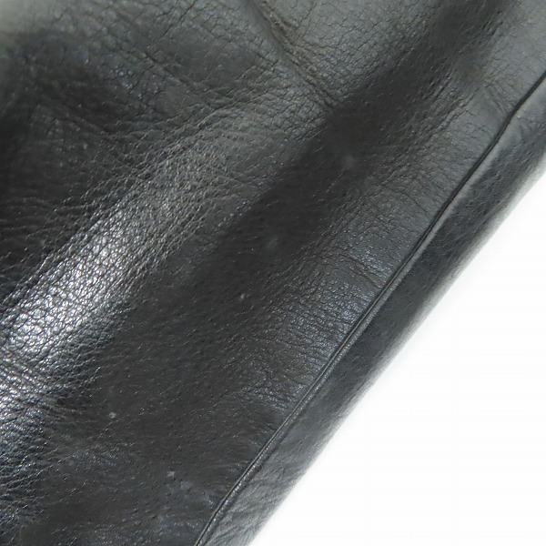 実際に弊社で買取させて頂いたLOUNGE LIZARD/ラウンジリザード レザースリーブ ジップアップ ジャケット HOR 7306 5011/2の画像 7枚目