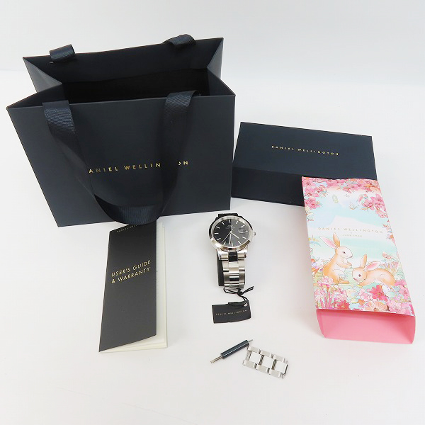 実際に弊社で買取させて頂いた【未使用】Daniel Wellington/ダニエルウェリントン Iconic Link Automatic 自動巻き腕時計 DW00100482の画像 7枚目