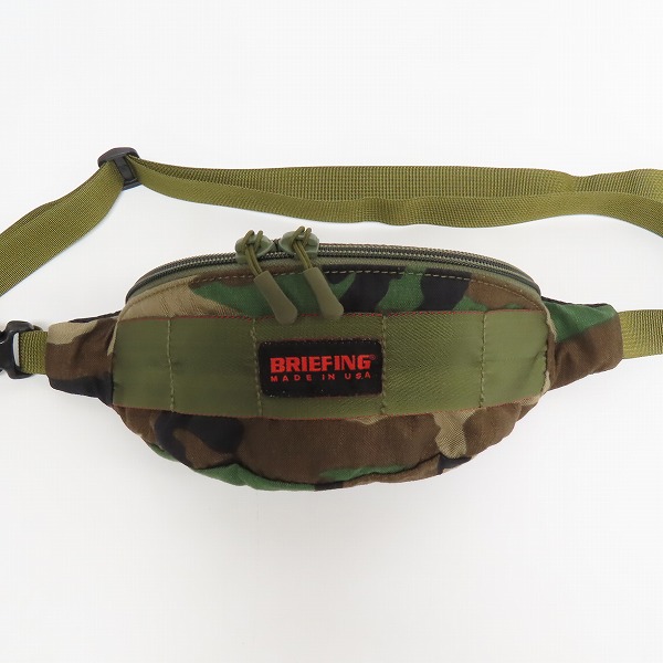 実際に弊社で買取させて頂いたBRIEFING/ブリーフィング 迷彩/カモフラ ウエストポーチ/ボディバッグ