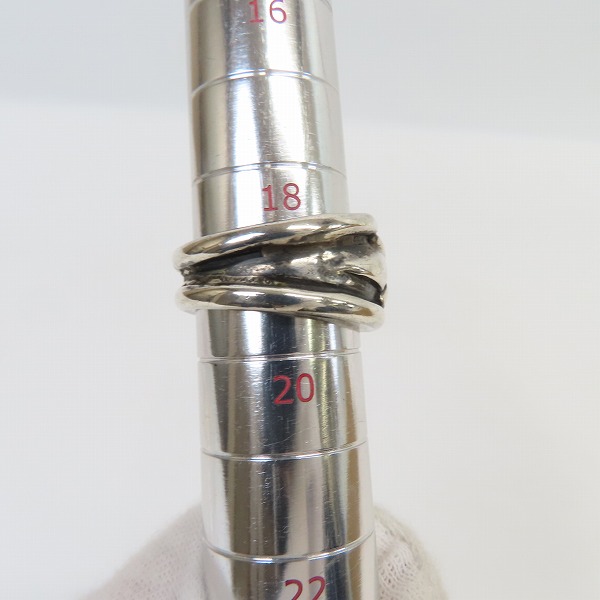 実際に弊社で買取させて頂いたCRAZY PIG DESIGNS/クレイジーピッグ スモール ハイドーム チューダー リング 18.5-19.5号の画像 8枚目