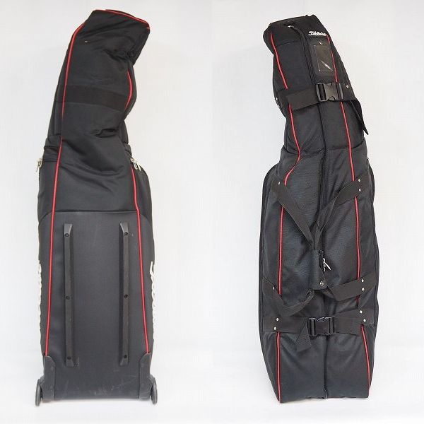 実際に弊社で買取させて頂いたTitleist/タイトリスト TA3TVTC-0 ゴルフ プレーヤーズ ローラートラベルカバー ブラックの画像 2枚目
