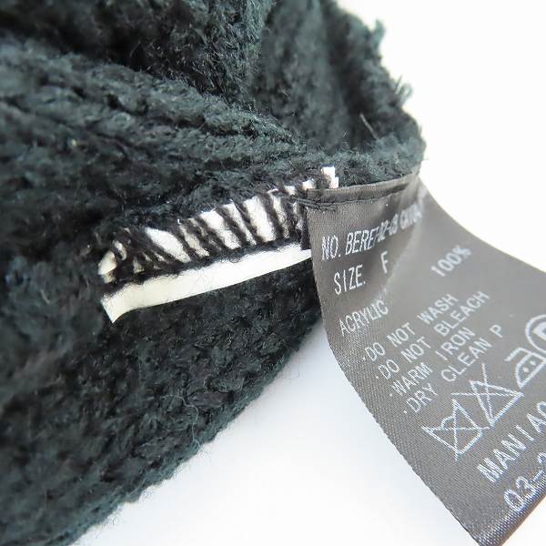 実際に弊社で買取させて頂いたL.G.B./ルグランブルー ピンバッジ装飾 ニットキャップ BERET-D2-CB CA104の画像 8枚目