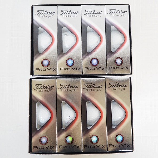 実際に弊社で買取させて頂いた【未使用】Titleist/タイトリスト PRO V1x ゴルフボール ホワイト 2ダース