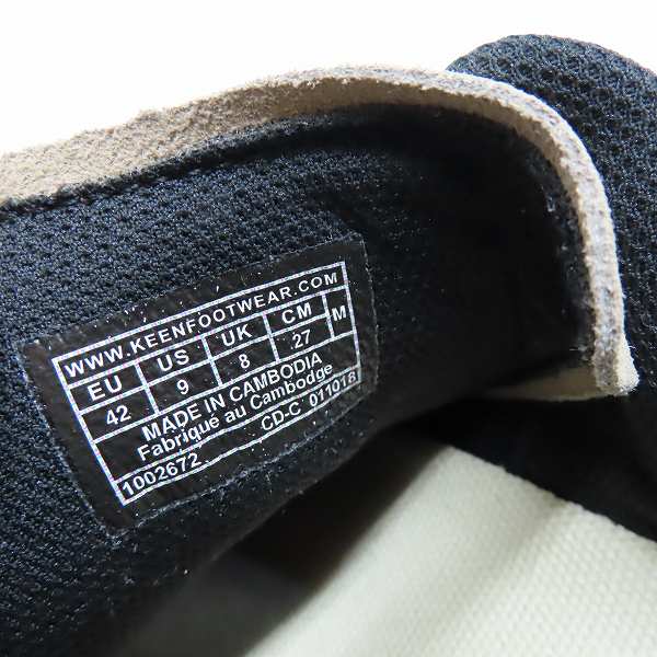 実際に弊社で買取させて頂いたKEEN/キーン JASPER SILVER MINK/ジャスパー トレッキングシューズ 1002672 27の画像 5枚目