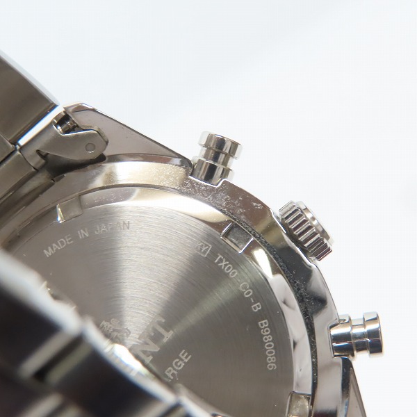 実際に弊社で買取させて頂いたORIENT/オリエント ソーラークロノグラフ 腕時計 TX00-C0-Bの画像 5枚目