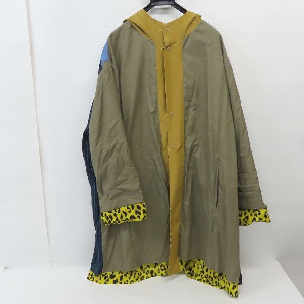 実際に弊社で買取させて頂いたDIET BUTCHER SLIM SKIN/ダイエットブッチャースリムスキン×河村康輔 リバーシブルドッキングコート/2の画像 2枚目