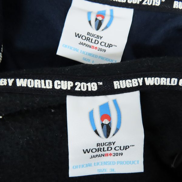 実際に弊社で買取させて頂いたCANTERBURY/カンタベリー ラグビー ワールドカップ 日本2019 フリースジャケット 2点セットの画像 3枚目