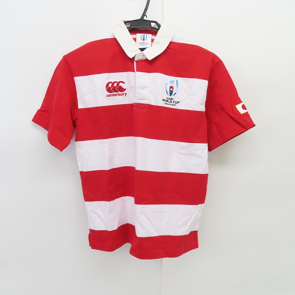 実際に弊社で買取させて頂いたCANTERBURY/カンタベリー ラグビーW杯 2019 日本代表 ラガーシャツ VWD39109/S