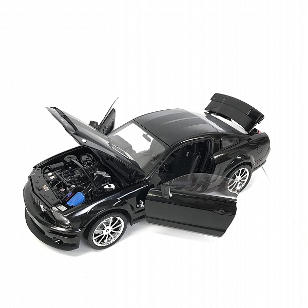 実際に弊社で買取させて頂いた【箱無し】Jada/SHELBY COLLECTIBLES 1/18 マスタング SHELBY/シェルビー GT500 KR ミニカー 2点セットの画像 6枚目