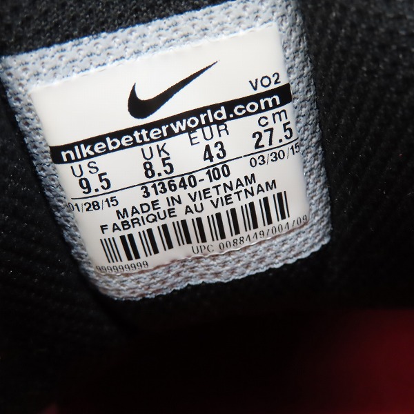 マイト&マジック3 NIKE/ナイキ AIR FORCE III Low エアフォース3 ロー 313640-100