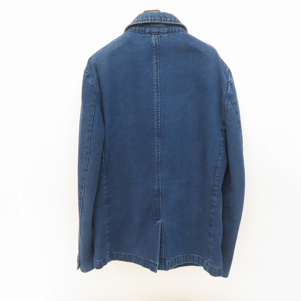 実際に弊社で買取させて頂いたARMANI EXCHANGE/アルマーニエクスチェンジ デニム テーラードジャケット /Mの画像 1枚目