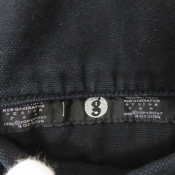 実際に弊社で買取させて頂いたGOODENOUGH/グッドイナフ ジップ ジャケット ネイビーの画像 4枚目