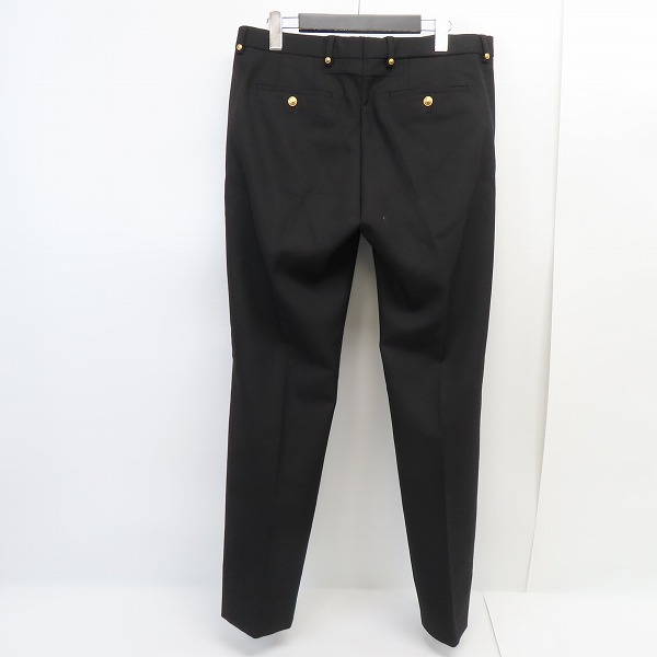 実際に弊社で買取させて頂いたGIVENCHY/ジバンシィ 17SS スターボタン ウール/モヘア混 スラックスパンツ 17S 5248 022/48の画像 1枚目